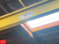 2 Ton Overhead Crane, 36' Span - Rigging Fee: $1200