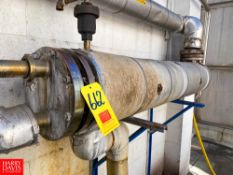 Tube/Shell Heat Exchanger, with Air Actuated Valve and Gauge - Rigging Fee: $400