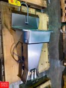 S/S Hand Sink with Foot Controls - Rigging Fee: $50