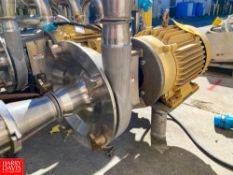 Fristam Centrifugal Pump 15 HP 1,765 RPM Motor and 3