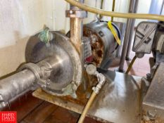 Fristam Centrifugal Pump with Baldor 7.5 HP 3,500 RPM Motor and 2