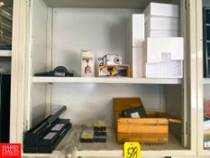 Thermometers, Light Box, Vacuum Tubes and Gauges - Rigging Fee: $125