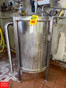 150 Gallon S/S Single Shell Hinged Lid Tank - Rigging Fee: $300