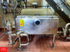 75 Gallon S/S Tank with Hinged Lid - Rigging Fee: $300