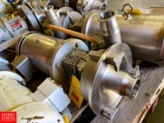 Fristam Centrifugal Pump, Model: FPX3531-175 with Baldor 5 HP 1,750 RPM Motor and 2.5