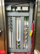 Allen-Bradley Logix 5562 PLC, with (21) I/O Cards, Power Supply, Terminal Blocks and S/S Enclosure -