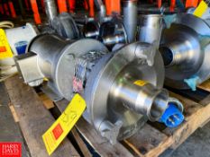 Fristam Centrifugal Pump , Model: FPX3532-135 with Baldor 5 HP 3,450 RPM Motor and 2