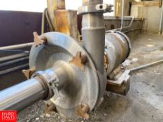 Fristam Centrifugal Pump, Model: FPX3551-250 with Baldor 10 HP 1,770 RPM and 3