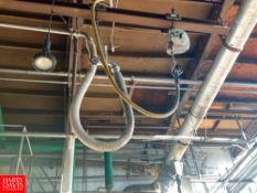 (2) Balancers and (2) Suction/Discharge Hoses - Rigging Fee: $75