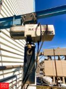 Coffing, Model: JLC .5 Ton Capacity Electric Jib Hoist - Rigging Fee: $500