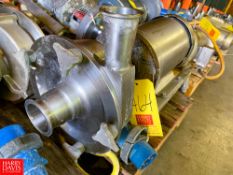 Fristam Centrifugal Pump with Baldor 5 HP 3,450 RPM S/S Motor and 2.5