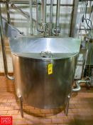 S/S 75 Gallon Single Shell Hinged Lid Tank - Rigging Fee: $200