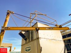 Coffing .5 Ton Capacity Jib Hoist - Rigging Fee: $500