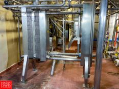 APV Plate Heat Exchanger2-Zone, Model: R51, S/N 19481-1 - Rigging Fee: $2500