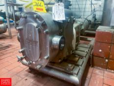 Fristam Positive Displacement Pump, Model: FKL150A-STD, S/N FKL150A1804830, with Baldor 10 HP S/S