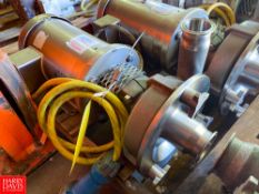 Fristam Centrifugal Pump , Model: FPX3532-135 with Baldor 5 HP 3,450 RPM Motor and 2.5