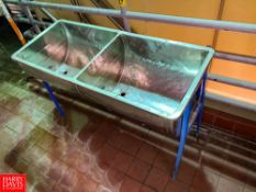 47' x 18' S/S 2-Bin Trough - Rigging Fee: $100