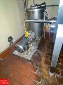 Hot Water Set with Fristam Centrifugal Pump S/S Tank and S/S Base - Rigging Fee: $250