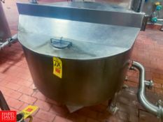 200 S/S Hinged Lid Balance Tank, with Micro-Metering Valve, Subject to Bulk Bid - Rigging Fee: $300