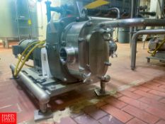 Fristam Positive Displacement Pump, Model: FKL150A-SD FKL150A1902462 with Baldor 10 HP NordGear