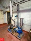 Vacuum Pump with Baldor 25 HP 1,760 RPM Motor, Mounted S/S Base - Rigging Fee: $250