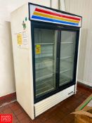True Sliding Glass Door Refrigerator - Rigging Fee: $350