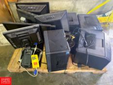 Assorted Printers and Monitors - Rigging Fee: $75
