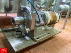 Fristam Centrifugal Pump, with Baldor 3