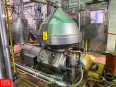 Alfa Laval Hot Milk CIP Separator, Model: HMRPX-618 HGV, with Tools - Rigging Fee: $2500