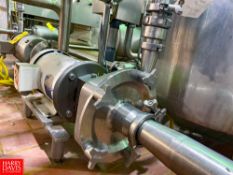 Fristam Centrifugal Pump, Model: FPX71741, with Baldor 3