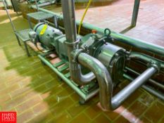 Fristam Positive Displacement Pump, Model: FKL150A-STD, S/N: FKL150A1905995, with Baldor 15 HP