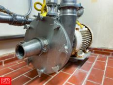 Fristam Centrifugal Pump, with Baldor 25 HP Motor and 4