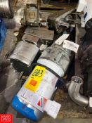 Baldor 5 HP 3,450 RPM Motor and Dodge Gear Reducing Drive with (4) Positive Displacement Pump , Pump