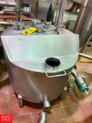 S/S Hinged Lid Balance Tank, with Alfa Laval 3-Way Air Valve - Rigging Fee: $200
