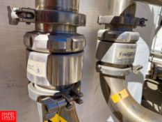 Butterfly Valves, RTDs, Check Valves and S/S Clamps - Rigging Fee: $300
