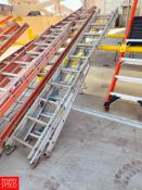 Aluminum 20' Extension Ladders - Rigging Fee: $100