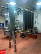 APV/Crepaco Plate Heat Exchanger, Model: R51, S/N 19481 4-Zone, with Snap in Gaskets, Alfa Laval Air