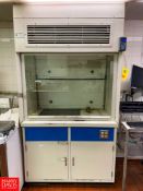 Hanson Lab Hood with Base Cabinet Model 15M78 - Rigging Fee: $500