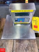 100 LB Capacity S/S Digital Scale - Rigging Fee: $50