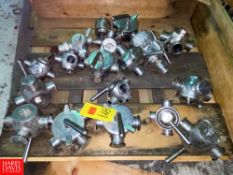 Tri-Clover and Other 3-Way Plug Valves - Rigging Fee: $75