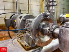 Fristam Centrifugal Pump, with Baldor 15 HP 3,500 RPM Motor and 2.5