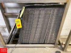 APV R51 S/S Plate Heat Exchanger Plates with Rack and APV S/S Plate Heat Exchanger Plates with