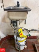S/S Auto Sink and Hot Water Tank - Rigging Fee: $100