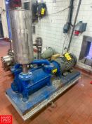 Vacuum Pump with Baldor 25 HP 1,760 RPM Motor, Mounted S/S Base - Rigging Fee: $250