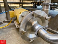 Fristam Centrifugal Pump , Model: FPX3551-250 with Baldor 10 HP 1,770 RPM Motor and 3