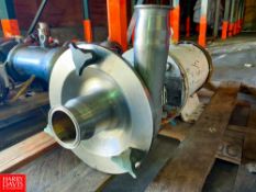 Fristam Centrifugal Pump with Baldor 7.5 HP 3,450 RPM Motor and 2.5