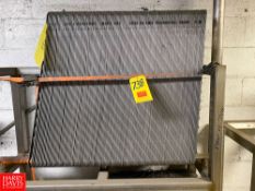 APV R51 S/S Plate Heat Exchanger Plates with Rack, APV S/S Plate Heat Exchanger Plates with Snap