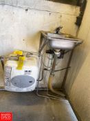 S/S Auto Wash Sink, with Electric Water Heater - Rigging Fee: $150