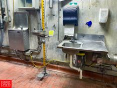 Eye Wash and Shower Station, S/S Sink and Electric Water Heater and Water Foundation and Auto