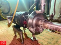 Fristam Centrifugal Pump, with Baldor 15 HP 3,450 RPM Motor and 2